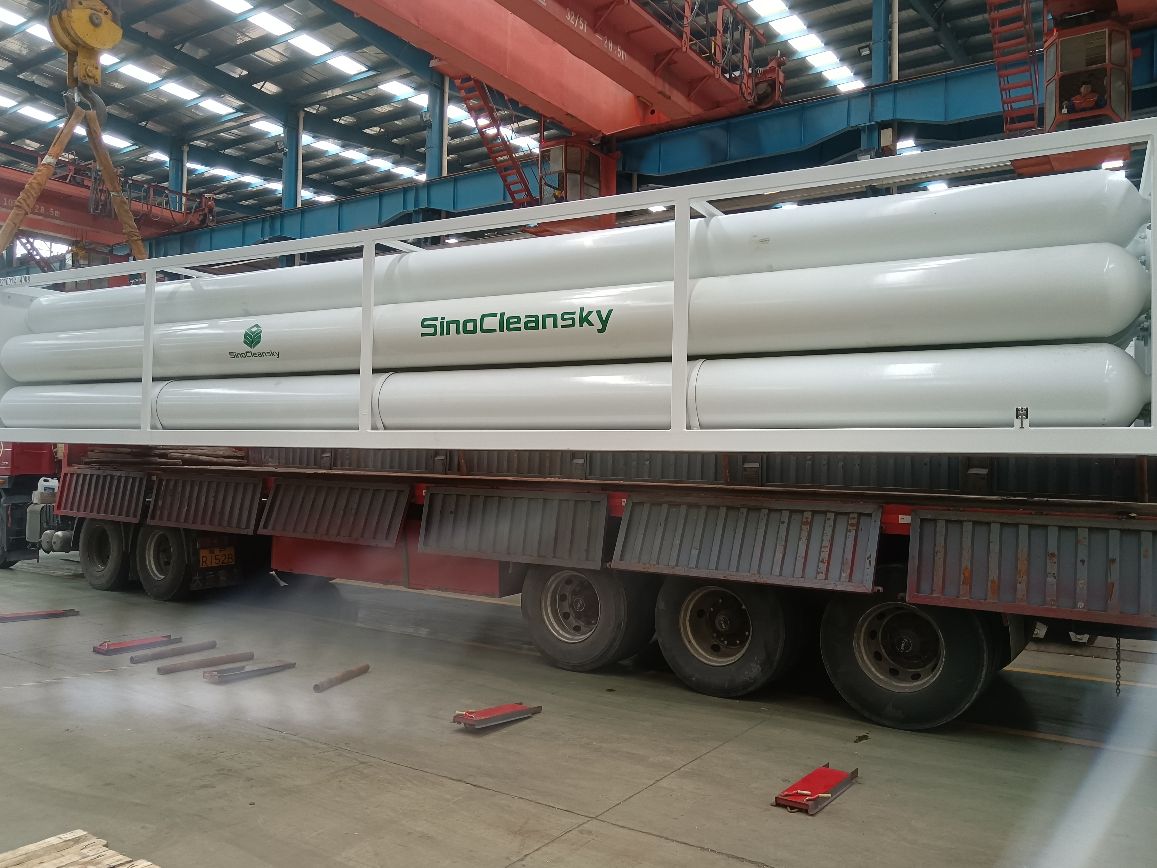 10Tubes 40ft Jumbo Tube Skid ISO 11120 10Tubes 40ft Jumbo Tube Skid ISO 11120