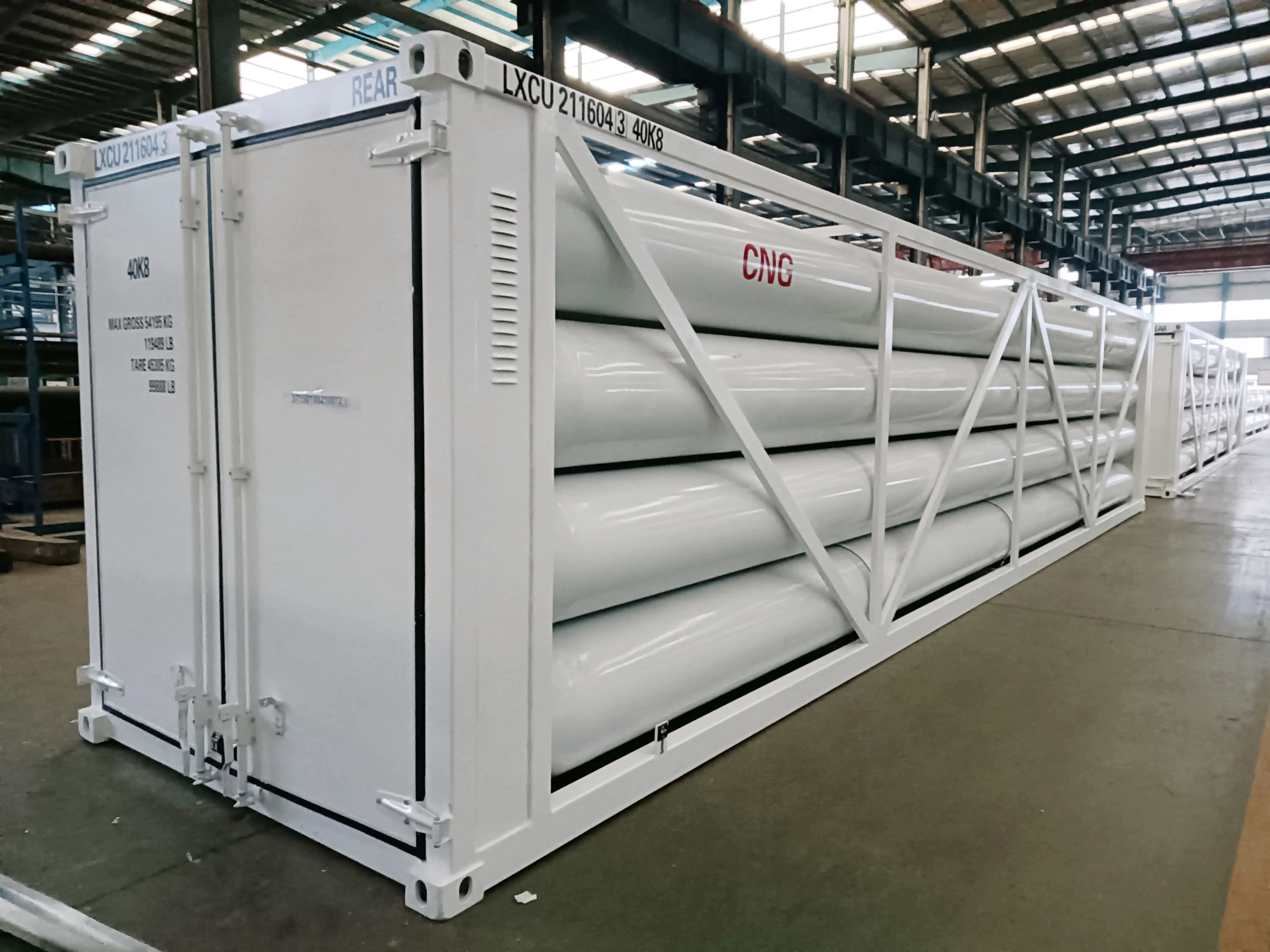 16Tubes 40ft Jumbo Tube Skid Container 16Tubes 40ft Jumbo Tube Skid Container