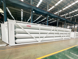 16Tubes 40ft Jumbo Tube Skid Container