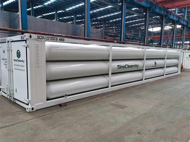 12Tubes 40ft CNG Jumbo Tube Container