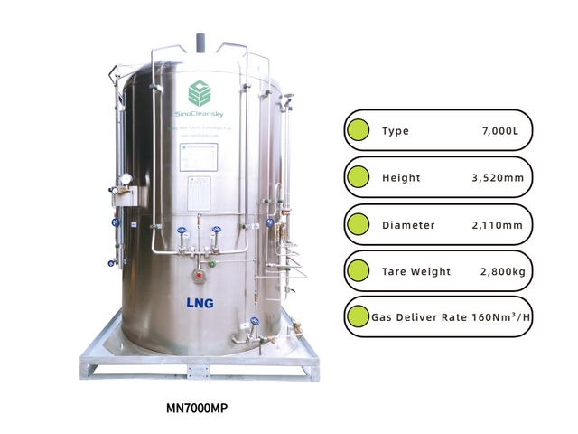 7000L LNG Microbulk Tank