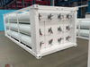 12Tubes 20ft Jumbo Tube Skid Container