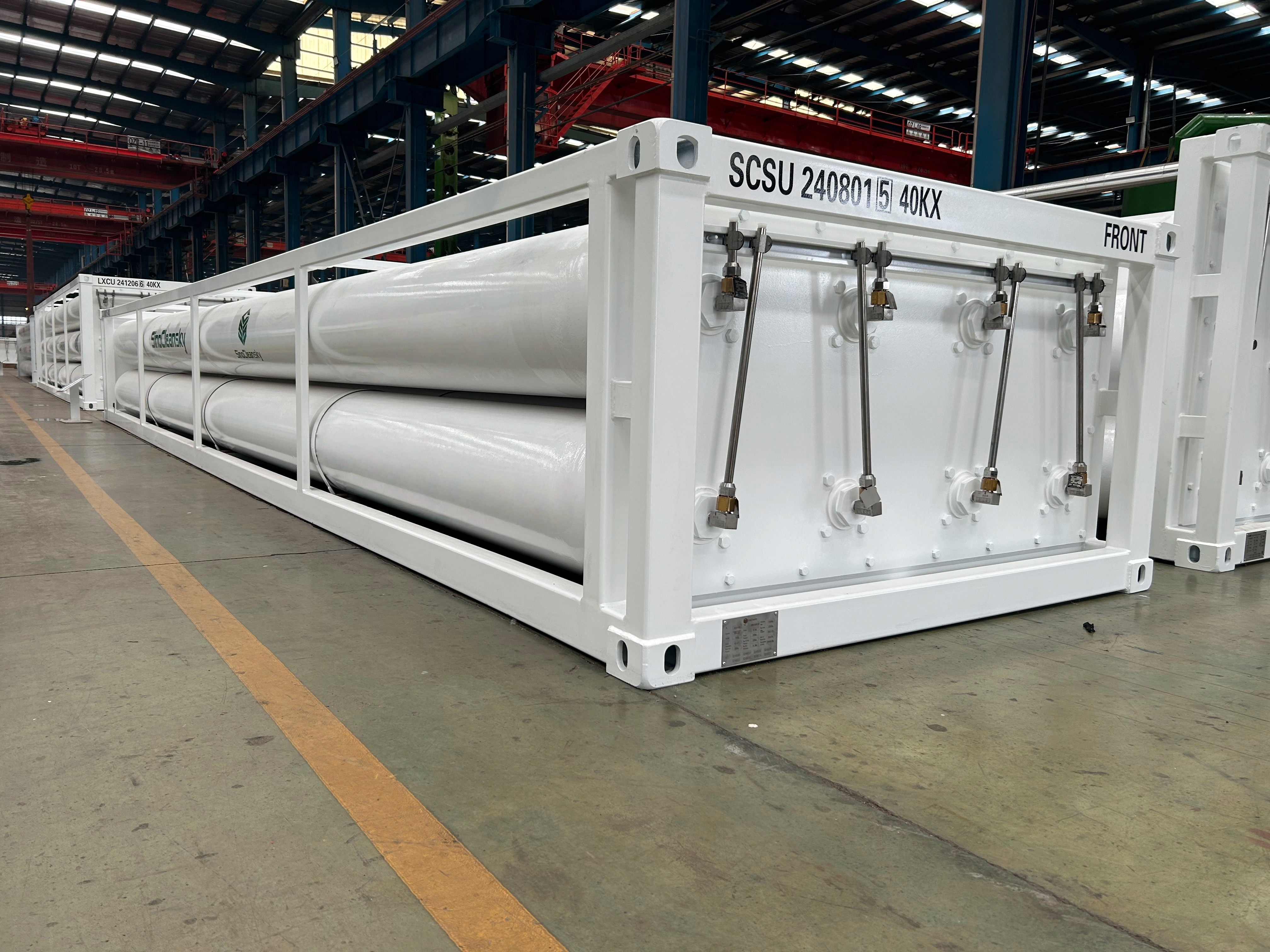 ISO 11120 CNG Container and Jumbo Tube Skid
