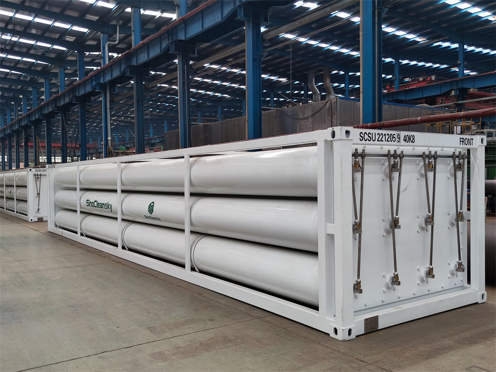 CNG Jumbo Tube Skid